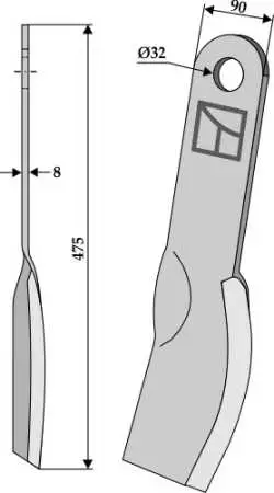 Schlegel 475x90mm